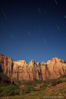 zion, stars, sky, tower of the virgins, 